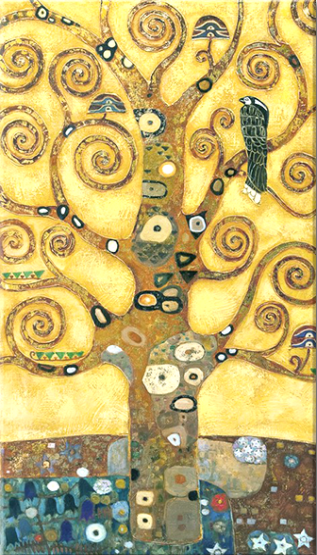 «Ожидание. Древо жизни. Упоение» золотой шедевр Густава Климта, фото № 2